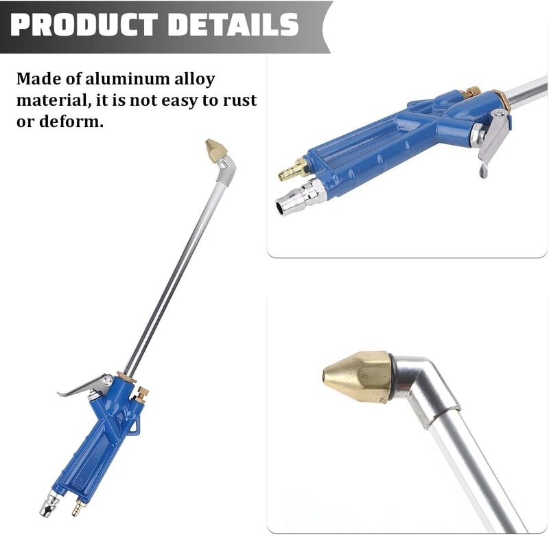FALVFUN Car Air Blow Gun Pneumatic Engine Cleaning Gun with 4FT Hose, Vehicle Engine Dust Cleaning Sprayer Tool for Narrow Space, High Pressure Cleaner Degreaser Spray Tool, Universal Fit - Image 4